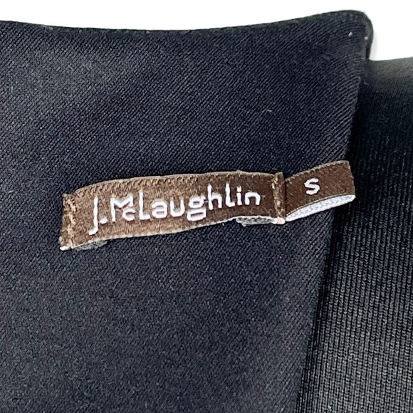 J. MCLAUGHLIN JOSIE SLEEVELESS STRIPED STRETCH SHEATH DRESS - Picture 11 of 12